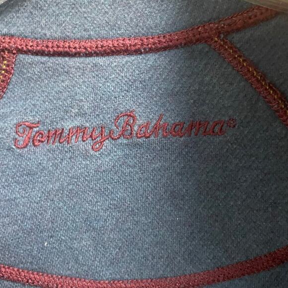 Tommy Bahama Reversible Quarter Zip XXL Mens Flip Coast Half Zip - Picture 5 of 6